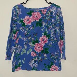 Talbots Top 100% cotton